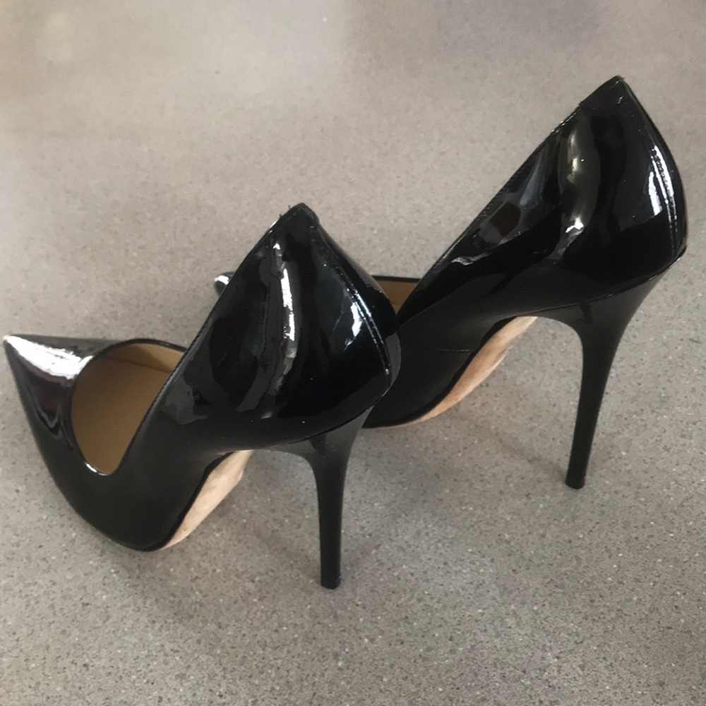 Jimmy Choo Black Patent Love 100 Heel Size 37 EU 6.5 US - Picture 3 of 8
